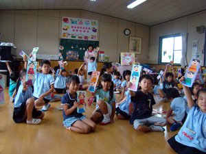 柳井幼稚園の一日　お絵かき